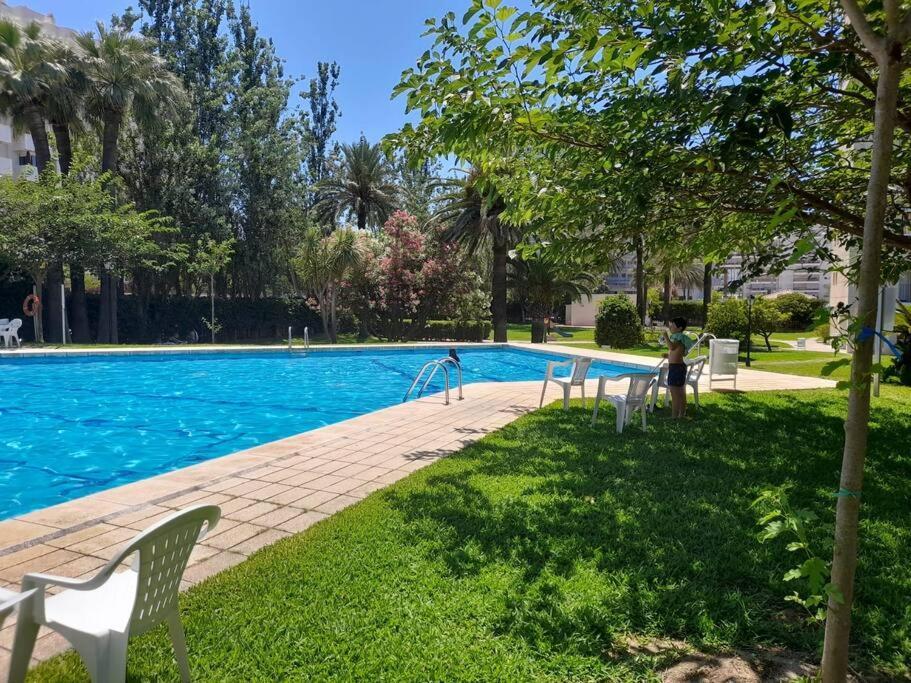 Apartamento Con Piscina Y Zonas Comunes Playa de Gandia エクステリア 写真